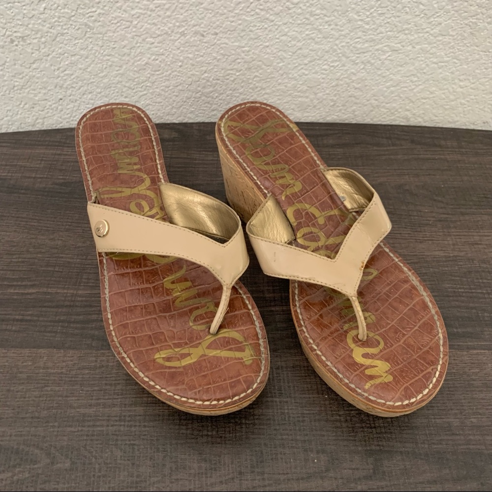 Sam Edelman Romy platform sandal wedge size 9.5